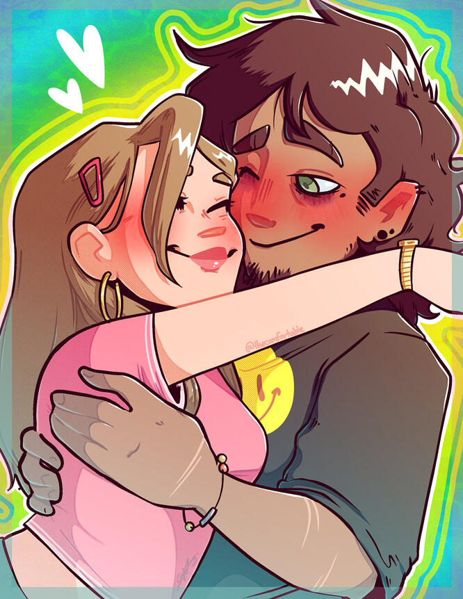 Cindy and Marty [2024] (Digital Illustration | Krita)