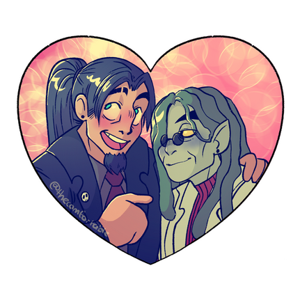 Escapism Keychain [Side 1] [2024] (Digital Illustration | Procreate)