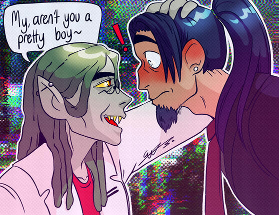 Vex and David [2024] (Digital Illustration | Procreate)