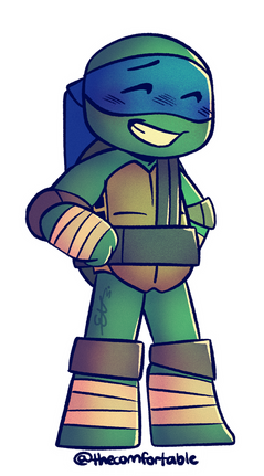 Leonardo Sticker [Ver.2] [2024] (Digital Illustration | Procreate) TMNT 2012