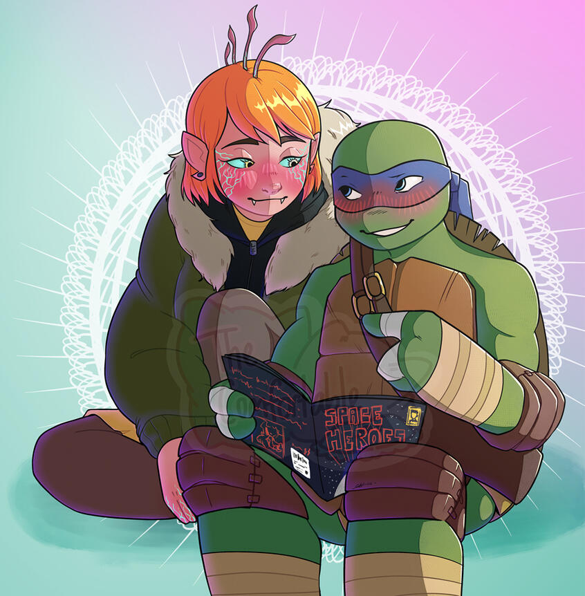Leopril [Kraang!April] [2024] (Digital Illustration | Krita) TMNT 2012