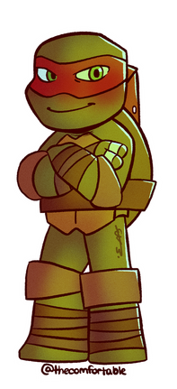 Raphael Sticker [Ver.1] [2024] (Digital Illustration | Procreate) TMNT 2012