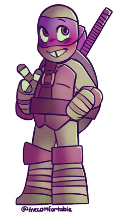Donatello Sticker [Ver.1] [2024] (Digital Illustration | Procreate) TMNT 2012