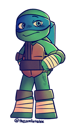 Leonardo Sticker [Ver.1] [2024] (Digital Illustration | Procreate) TMNT 2012