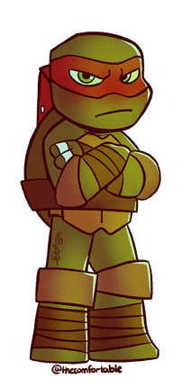 Raphael Sticker [Ver.2] [2024] (Digital Illustration | Procreate) TMNT 2012