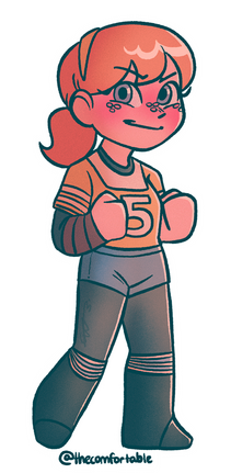 April O'Neil Sticker [Ver.2] [2024] (Digital Illustration | Procreate) TMNT 2012