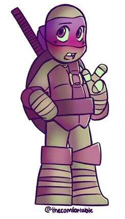 Donatello Sticker [Ver.2] [2024] (Digital Illustration | Procreate) TMNT 2012