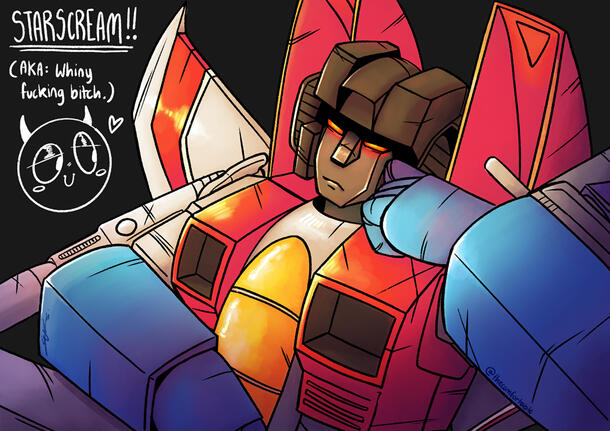 Starscream [2024] (Digital Illustration | Procreate) Transformers G1