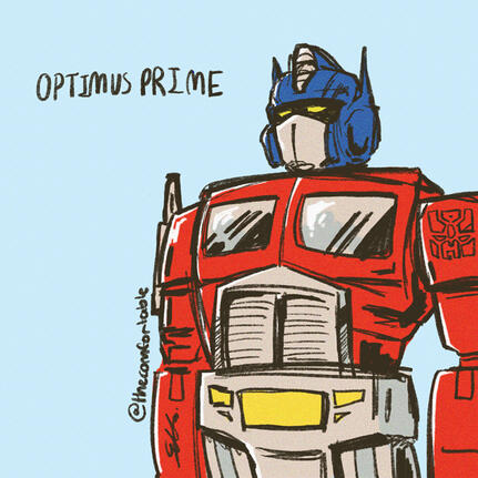 Optimus Prime [2024] (Digital Illustration | Procreate) Transformers G1