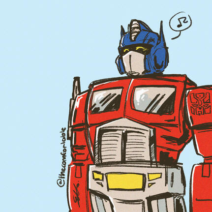 Optimus Prime [Bonus] [2024] (Digital Illustration | Procreate) Transformers G1