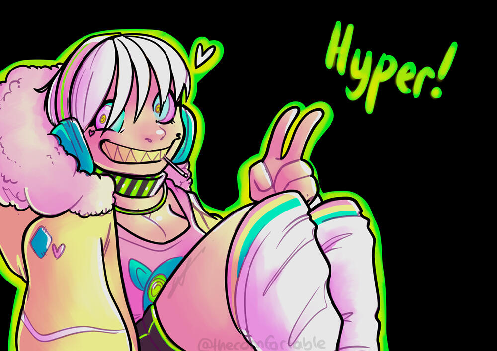 Hyper [2023] (Digital Illustration | Krita)