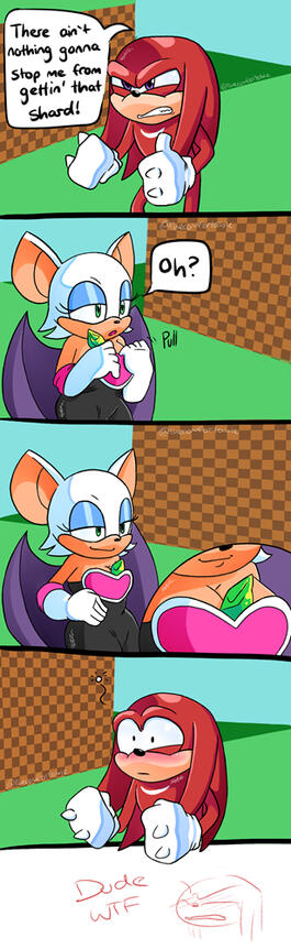 Knuckles and Rouge [2021] (Digital Illustration | PaintTool SAI)
