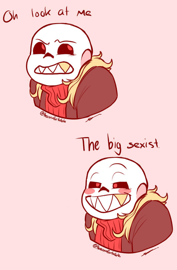 Underfell Sans [2021] (Digital Illustration | PaintTool SAI) Alternate Universe (Older Art)